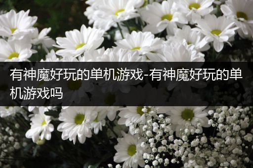 有神魔好玩的单机游戏-有神魔好玩的单机游戏吗