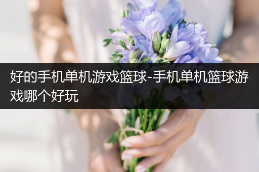 好的手机单机游戏篮球-手机单机篮球游戏哪个好玩