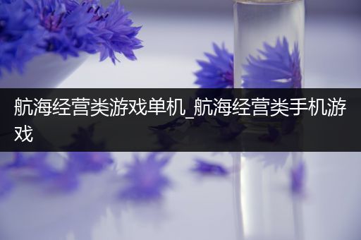航海经营类游戏单机_航海经营类手机游戏