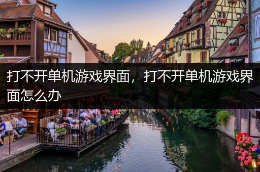 打不开单机游戏界面，打不开单机游戏界面怎么办