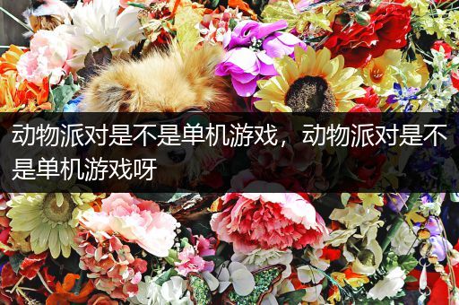 动物派对是不是单机游戏，动物派对是不是单机游戏呀