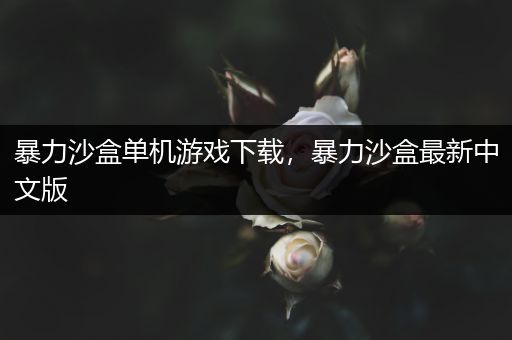 暴力沙盒单机游戏下载，暴力沙盒最新中文版