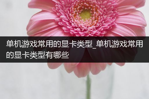 单机游戏常用的显卡类型_单机游戏常用的显卡类型有哪些