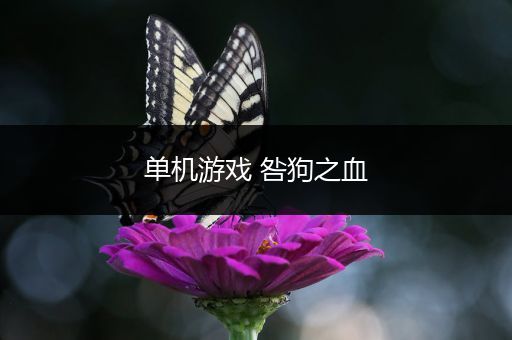 单机游戏 咎狗之血