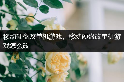 移动硬盘改单机游戏，移动硬盘改单机游戏怎么改