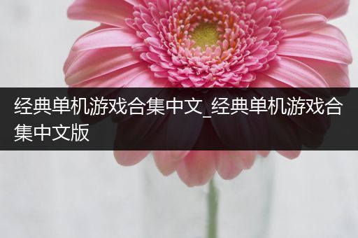 经典单机游戏合集中文_经典单机游戏合集中文版