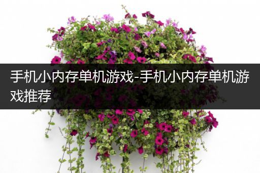 手机小内存单机游戏-手机小内存单机游戏推荐