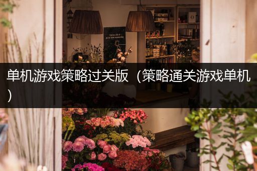 单机游戏策略过关版（策略通关游戏单机）