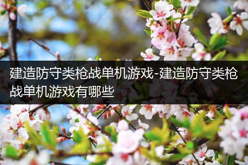 建造防守类枪战单机游戏-建造防守类枪战单机游戏有哪些