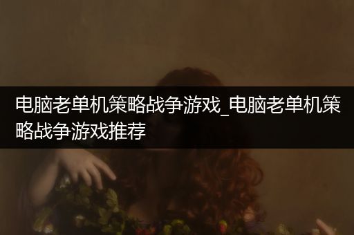 电脑老单机策略战争游戏_电脑老单机策略战争游戏推荐