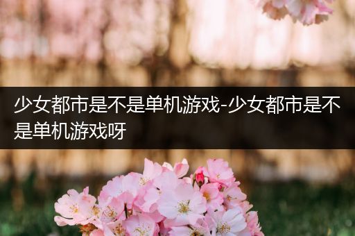 少女都市是不是单机游戏-少女都市是不是单机游戏呀