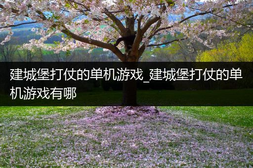 建城堡打仗的单机游戏_建城堡打仗的单机游戏有哪