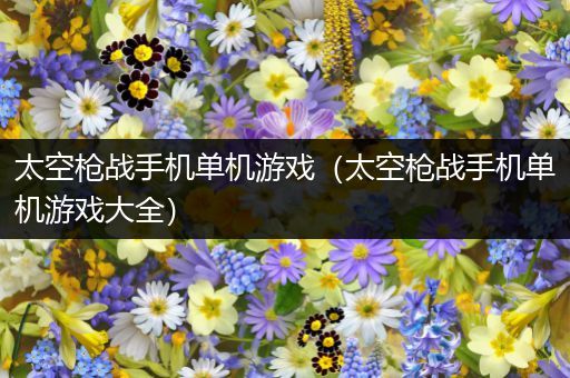 太空枪战手机单机游戏（太空枪战手机单机游戏大全）