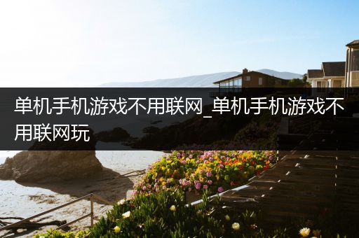 单机手机游戏不用联网_单机手机游戏不用联网玩