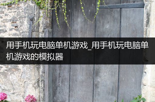 用手机玩电脑单机游戏_用手机玩电脑单机游戏的模拟器