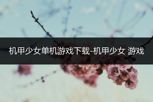 机甲少女单机游戏下载-机甲少女 游戏