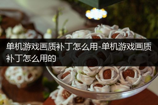 单机游戏画质补丁怎么用-单机游戏画质补丁怎么用的