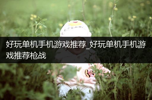 好玩单机手机游戏推荐_好玩单机手机游戏推荐枪战