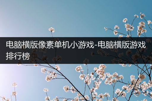 电脑横版像素单机小游戏-电脑横版游戏排行榜