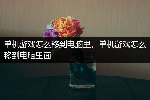 单机游戏怎么移到电脑里，单机游戏怎么移到电脑里面