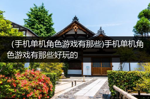 （手机单机角色游戏有那些)手机单机角色游戏有那些好玩的
