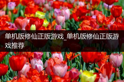单机版修仙正版游戏_单机版修仙正版游戏推荐