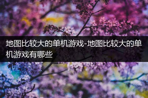 地图比较大的单机游戏-地图比较大的单机游戏有哪些