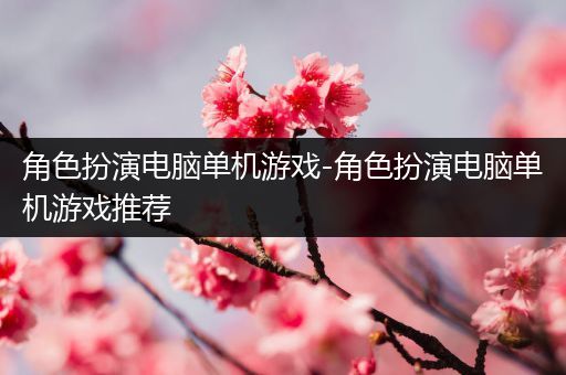 角色扮演电脑单机游戏-角色扮演电脑单机游戏推荐