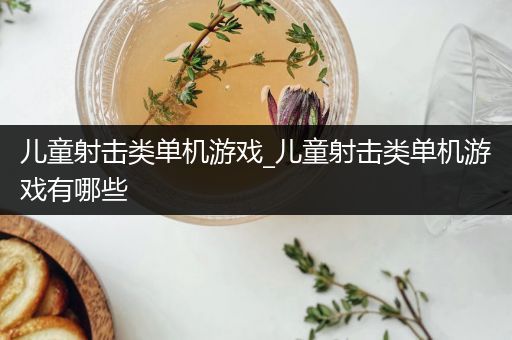 儿童射击类单机游戏_儿童射击类单机游戏有哪些