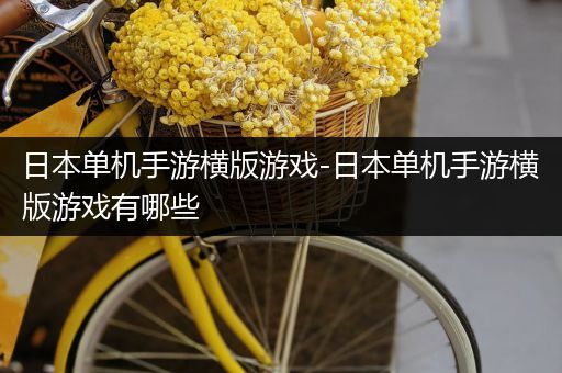 日本单机手游横版游戏-日本单机手游横版游戏有哪些