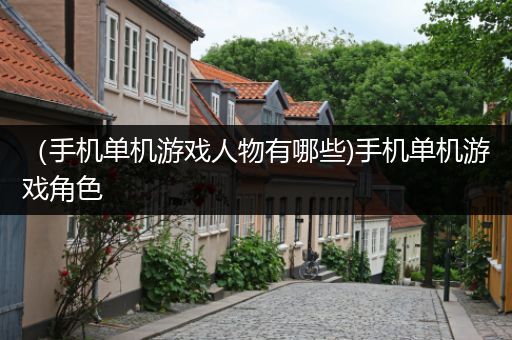 （手机单机游戏人物有哪些)手机单机游戏角色
