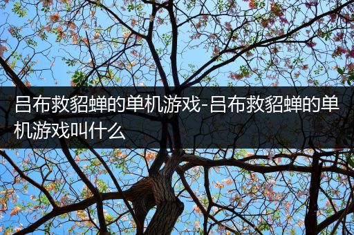 吕布救貂蝉的单机游戏-吕布救貂蝉的单机游戏叫什么