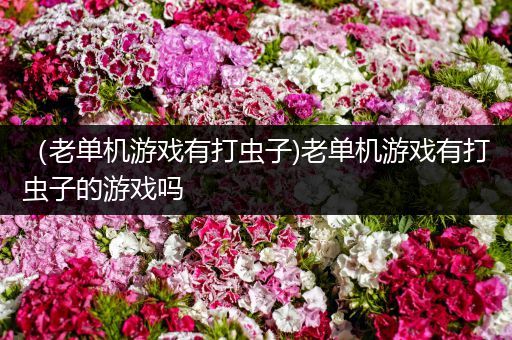 （老单机游戏有打虫子)老单机游戏有打虫子的游戏吗