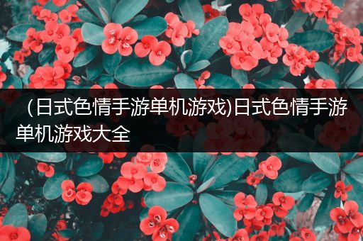 （日式色情手游单机游戏)日式色情手游单机游戏大全