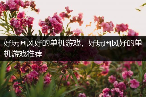 好玩画风好的单机游戏，好玩画风好的单机游戏推荐