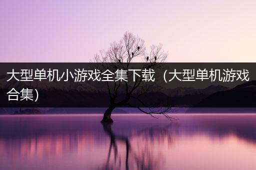 大型单机小游戏全集下载（大型单机游戏合集）