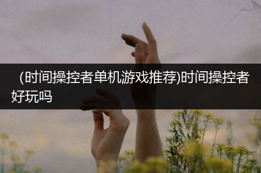 （时间操控者单机游戏推荐)时间操控者好玩吗