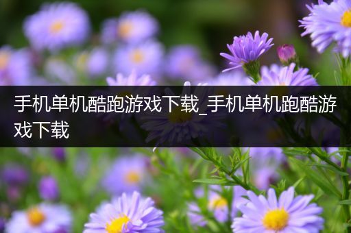 手机单机酷跑游戏下载_手机单机跑酷游戏下载