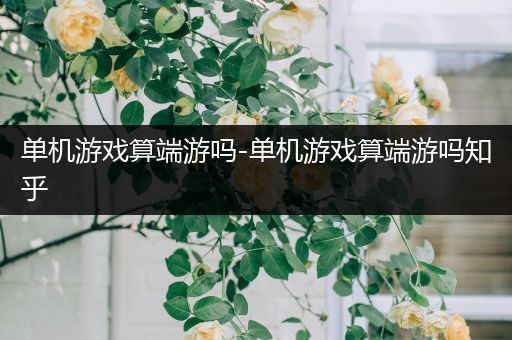 单机游戏算端游吗-单机游戏算端游吗知乎