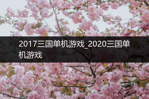 2017三国单机游戏_2020三国单机游戏