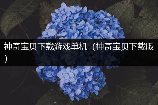 神奇宝贝下载游戏单机（神奇宝贝下载版）