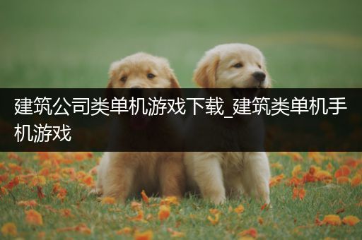 建筑公司类单机游戏下载_建筑类单机手机游戏