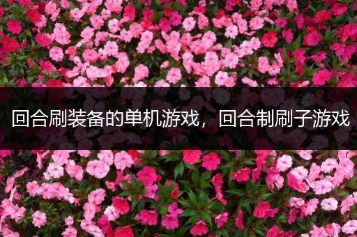 回合刷装备的单机游戏，回合制刷子游戏