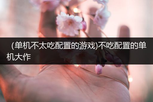 （单机不太吃配置的游戏)不吃配置的单机大作