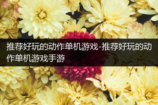 推荐好玩的动作单机游戏-推荐好玩的动作单机游戏手游