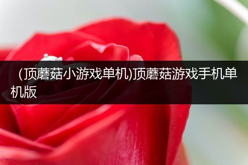 （顶蘑菇小游戏单机)顶蘑菇游戏手机单机版