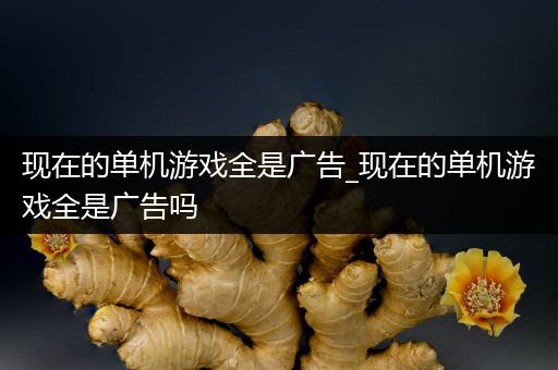 现在的单机游戏全是广告_现在的单机游戏全是广告吗
