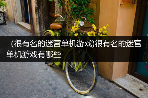 （很有名的迷宫单机游戏)很有名的迷宫单机游戏有哪些