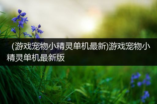 （游戏宠物小精灵单机最新)游戏宠物小精灵单机最新版