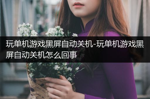 玩单机游戏黑屏自动关机-玩单机游戏黑屏自动关机怎么回事